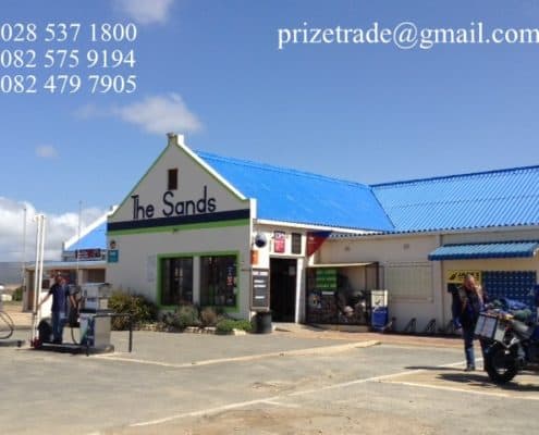 The Sands Supermarket Witsand for groceries,stationary,fish tackle and bait . Fishing license,beach acc & Toys. Post Office and ATM .