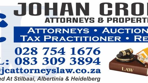 Johan Cronje Attorneys Stilbaai - Albertinia - Heidelberg