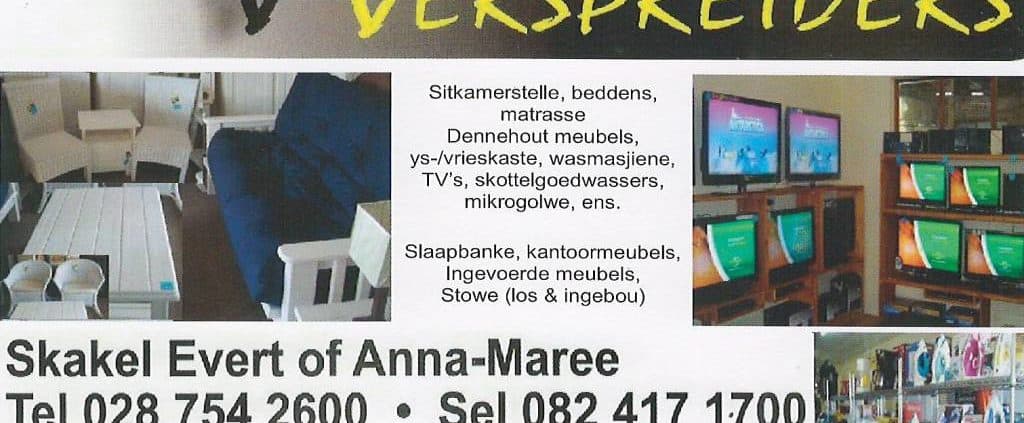 Stilbaai Verspreiders Meubelwinkel, Furniture store