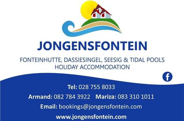 Jongensfontein Holiday Rentals